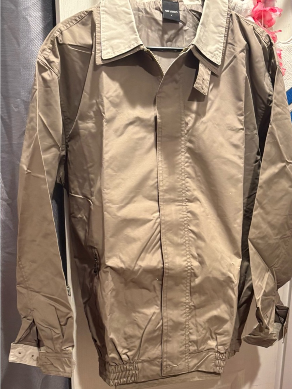 Geox Men's Light Brown Khaki Shirt Jacket